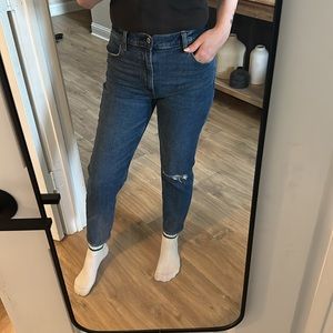 The Mom High Rise A&F Jean